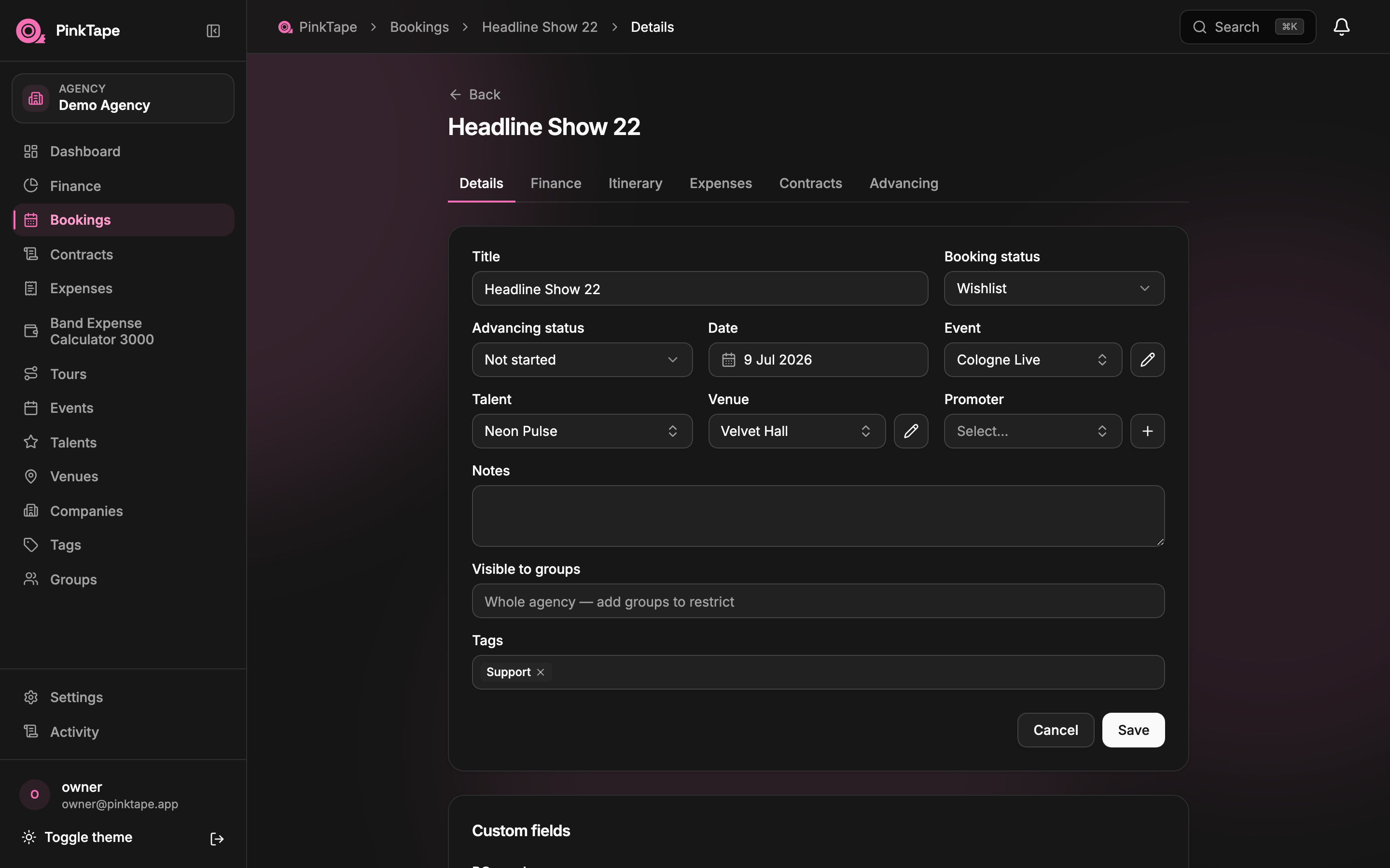 One booking hub